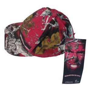 Red And Black Camo Trucker Hat  Accessory